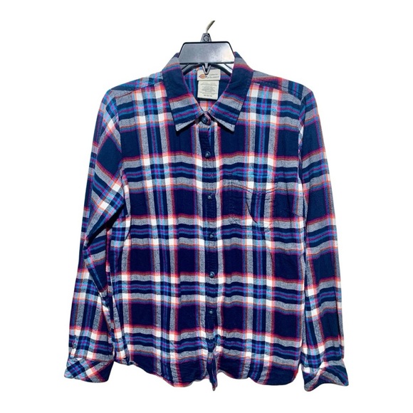 Dickies Women's Multicolor Button Front Long Sleeve Size Medium - Picture 1 of 3
